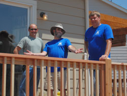 Finished railing for Project James