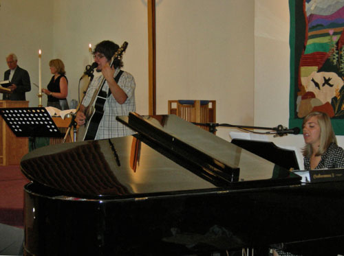 Special music during worship at Valmont